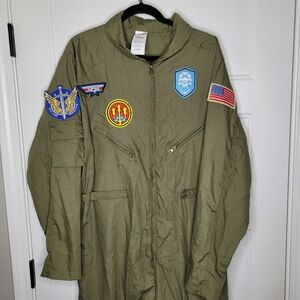 Spooktacular Creations Top Gun Maverick Flight Suit Costume Size XL